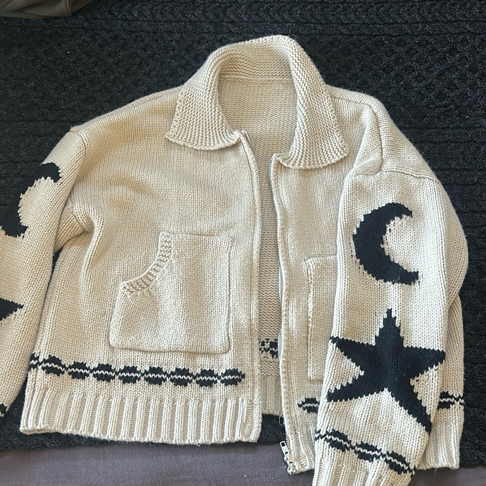Moon and star sweater